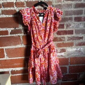 Fate pink floral dress